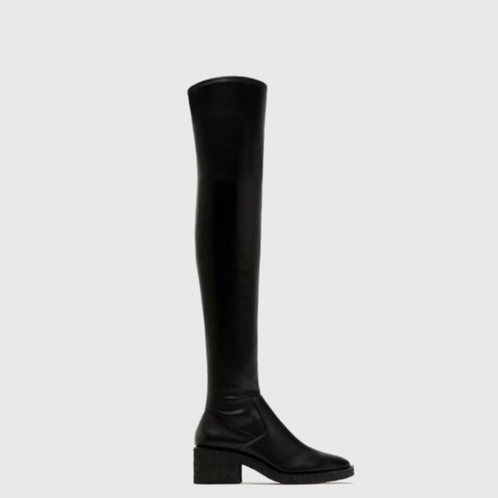 NWT Zara over the knee boots